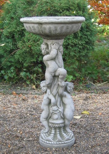 KBB5 Climbing Boy Bird Bath KBB5 Climbing Boy Bird Bath